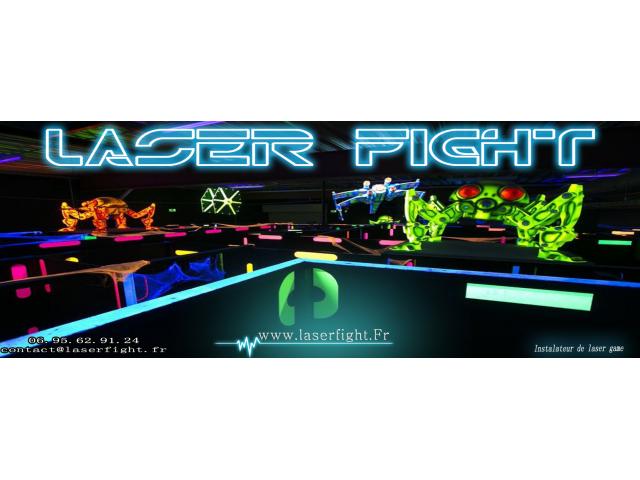 Equipement de materiel lasergame, laser kart, minigolf, escape game
