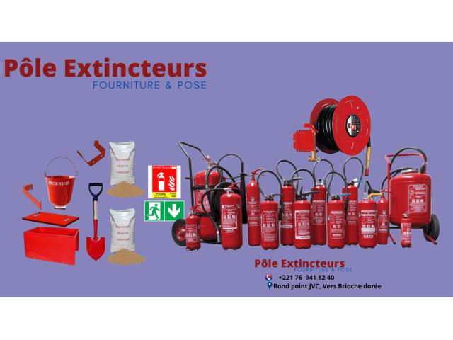 EQUIPEMENT DE PROTECTION INCENDIE A VENDRE AVEC INSTALLATION POSSIBLE AU SENEGAL .