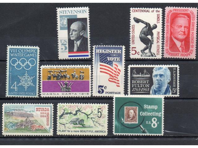 Etats-Unis timbres divers