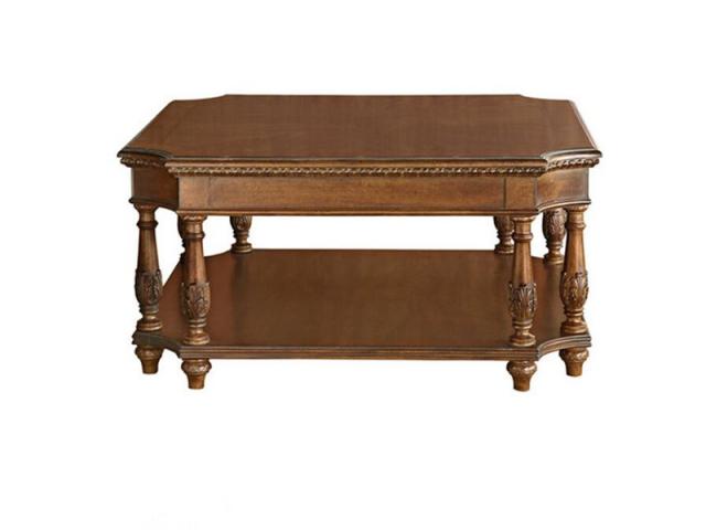 Photo European style wood square coffee table with lift top image 1/1