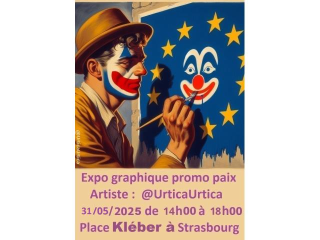 Expo @UrticaUrtica : la guerre selon Macron.