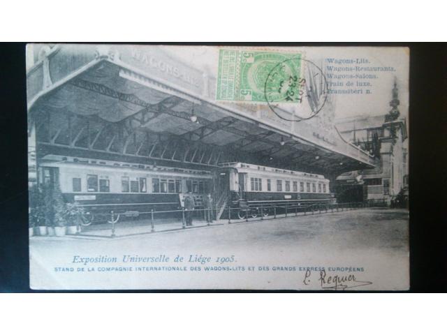Photo Expo Wagons-lits Liège en 1905 image 1/2