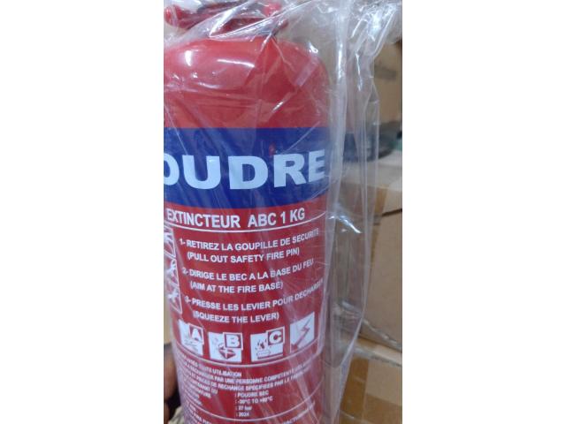 EXTINCTEURS  CO2  , A POUDRE ABC , & A EAU  , INSTALLATION POSSIBLE  PARTOUT AU SENEGAL