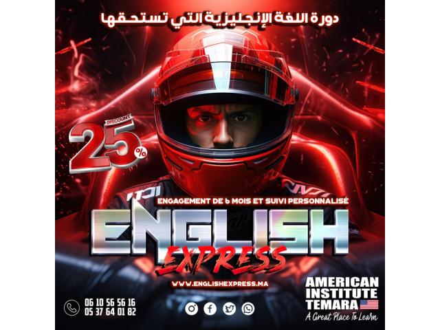 Faites Aujourd'hui votre 1er Pas vers la réalisation de vos rêves avec notre Programme English Expre