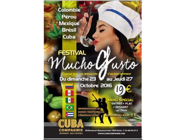Festival Mucho Gusto au restaurant CubaCompagnie Paris 11