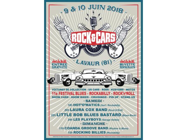 Festival ROCK’&’CARS à Lavaur (81) les 9 et 10 juin 2018
