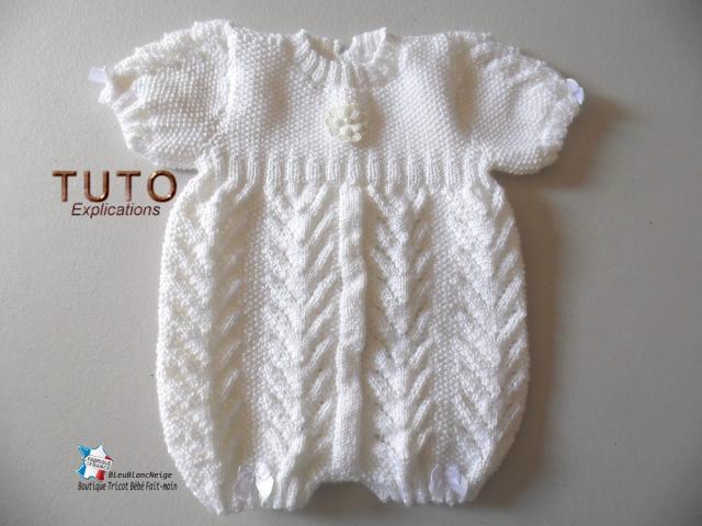 Photo Fiche tricot, Combi-Bloomer tricot bébé, tutoriel explications image 1/1