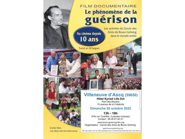 FILM DOCUMENTAIRE : LE PHENOMENE DE LA GUERISON