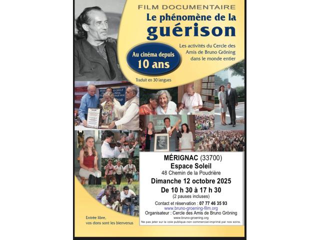 Film documentaire Le phénomène de la guérison