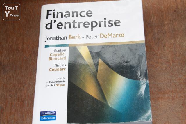 Photo Finance d'entreprise, Jonathan Berk et Peter DeMarzo, 2008 image 1/1