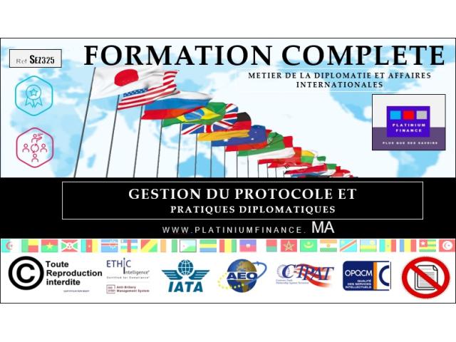 Photo Formation Cadre – Gestion du protocole et pratique diplomatique image 1/1