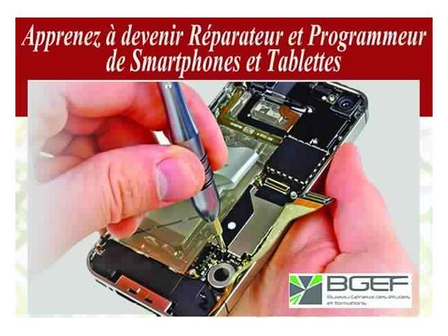 Formation en réparation des Smartphones et tablette.