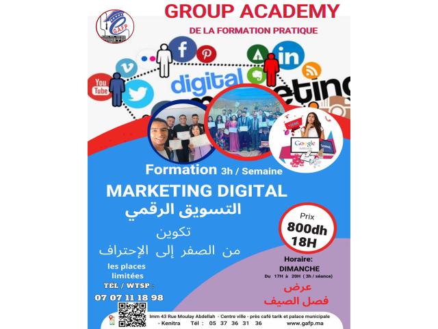 Photo Formation  Marketing  Digital  (E-Commerce)   Kenitra image 1/1