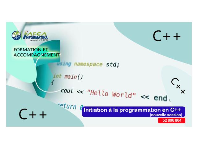 Formations Accélérées Initiation C++