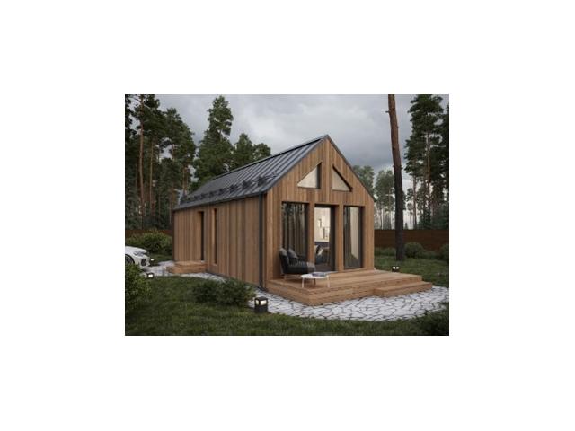 Frame Panel Modular House with 38 m² Terrace