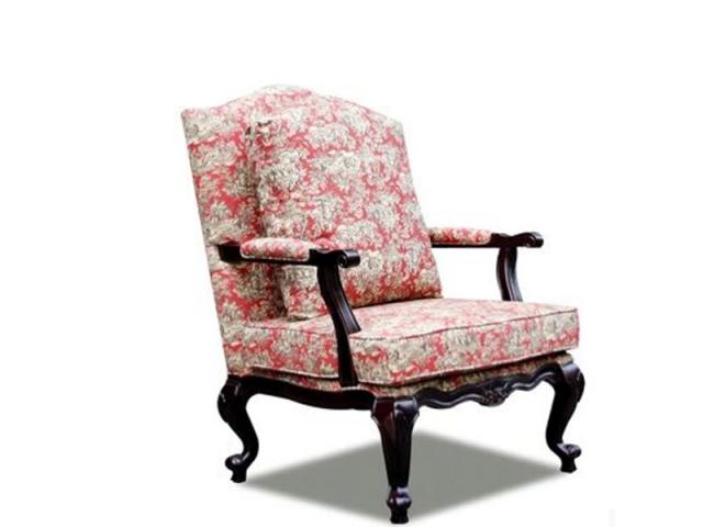 Photo French style wood chair study room chair sleeper sofa image 1/1