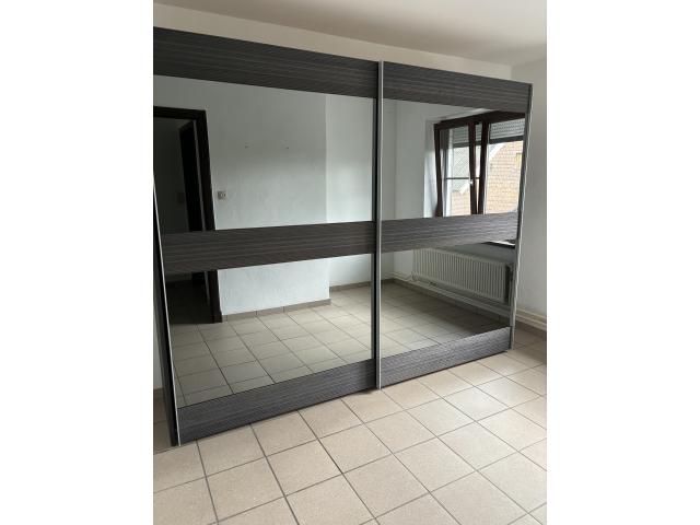 Garde robe 2 portes miroirs coulissantes