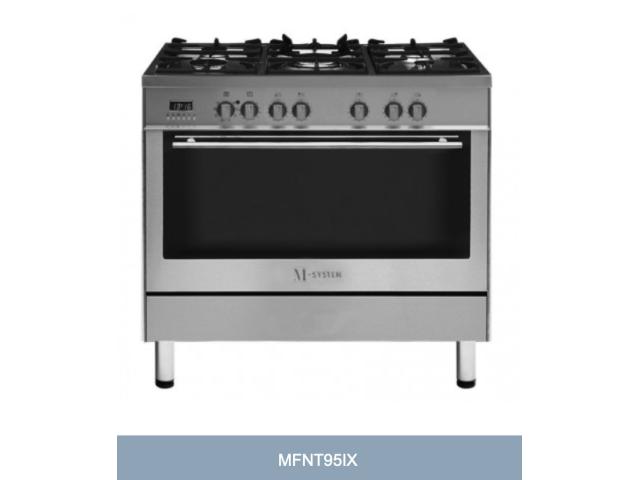 Gaziniere Fourneau M-System avec hotte