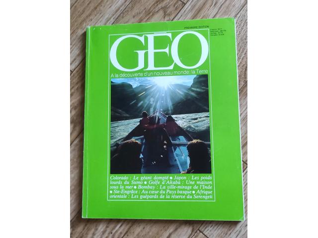 GEO magazine du monde (première edition +  n°13 à 48)
