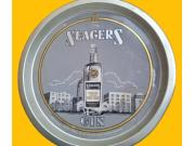 Annonce Gin Seagers  ~ Plateau publicitaire vintage Art Déco — Ø 32 cm