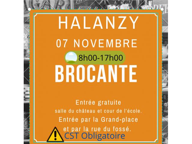 Halanzy ,07 septembre , brocante