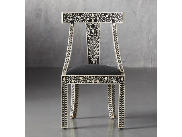 Handmade Bone Inlay Chairs and Stools in Marseille