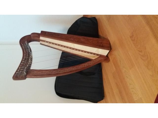 Harpe troubadour à louer, Genève