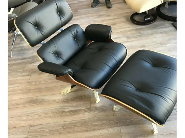 Photo Herman Miller Eames Lounge Chair - palissander - zwart leer image 1/4