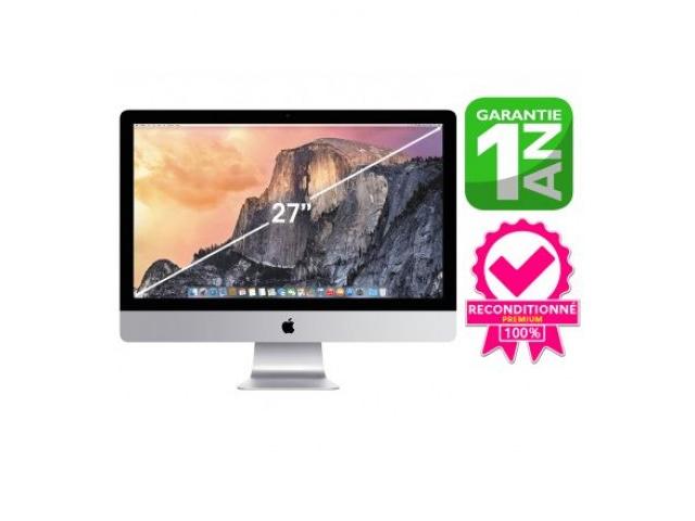 Photo iMac 27 I3 pas cher, prix -35% reconditionné à neuf ! image 1/1