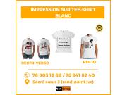 Annonce IMPRESSION SUR TEE-SHIRTS BLANCS A TRES BON PRIX
