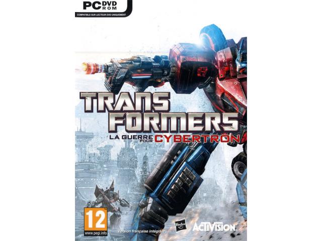 Jeu PC Transformers La guerre pour Cybertron sous blister