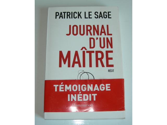 JOURNAL D'UN MAITRE - Patrick LE SAGE
