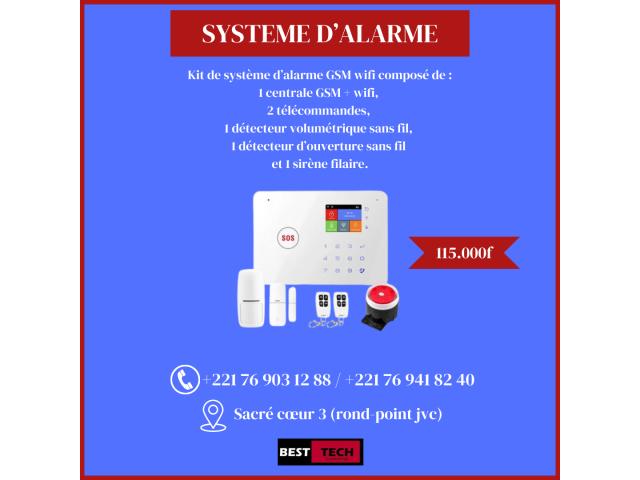 KIT DE SYSTEME D’ALARME GSM WIFI