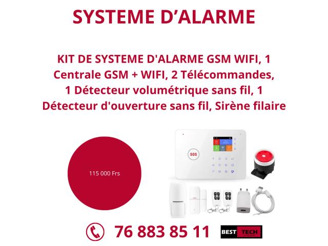 Photo KIT SYSTEME D’ALARME GSM WIFI image 1/1