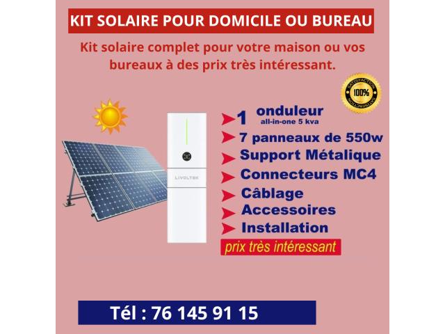 KITS SOLAIRES A VENDRE AU SENEGAL