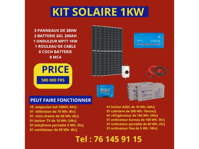 KITS SOLAIRES A VENDRE AU SENEGAL
