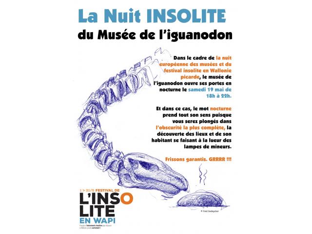 La Nuit Insolite du Musée de l'iguanodon