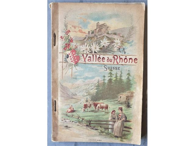 Photo La vallée du Rhône, Suisse ~ 1913 ~ Monod Jules (+ carte) image 1/6