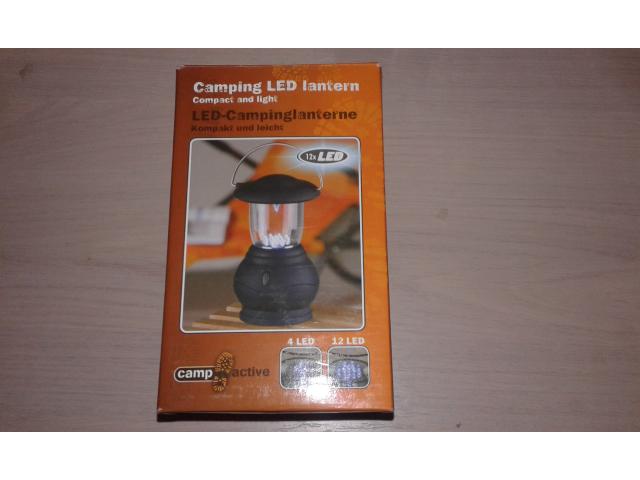 Photo Lampe de camping led 12x led compacte et légère image 1/6