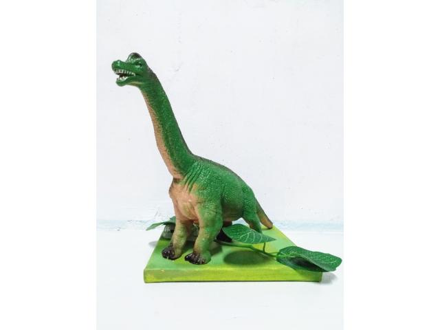 Photo lampe dinosaure, veilleuse brachiosaure vert image 1/5