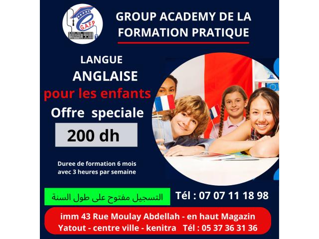 Langue et communication anglais pour  les enfants