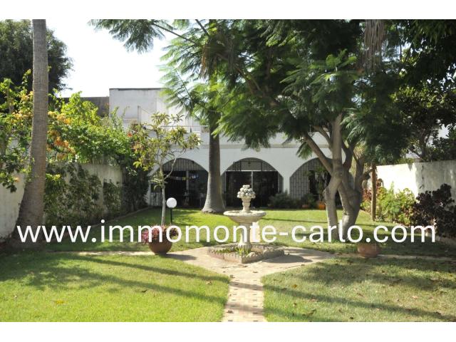 Le Location villa avec beau jardin à l’Agdal, Rabat