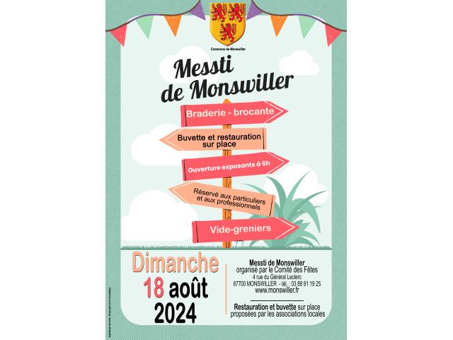 Le traditionnel Messti de Monswiller