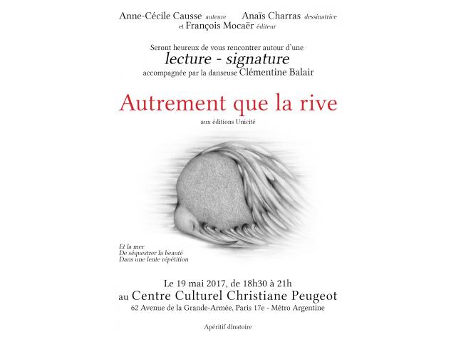 Photo Lecture par l'auteure Anne Cécile Causse accompagnée de la danseuse Clémentine Balair. image 1/1