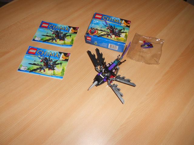 Photo LEGO CHIMA : Le corbeau planeur de Razcal (7000) image 1/2