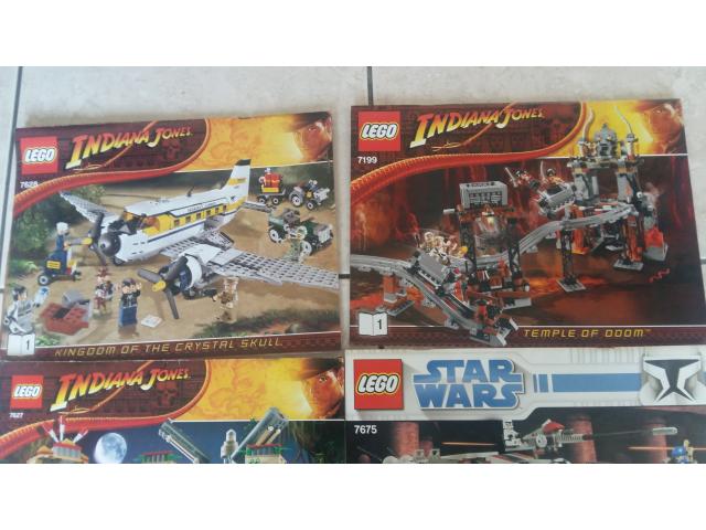 Lego Star wars et IndianaJones instructions