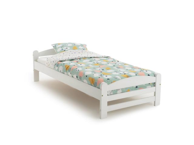 Lit enfant 90x190 cm pin massif avec sommier lit tipi lit enfant moderne lit enfant en bois lit enfa
