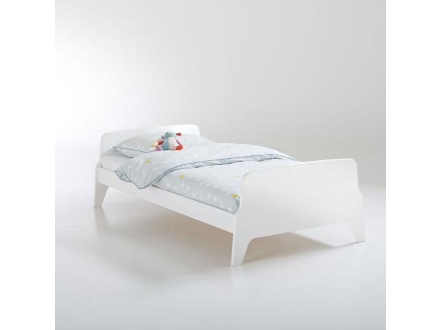 Photo Lit enfant blanc style rétro lit enfant moderne lit enfant en bois lit enfant scandinave lit en bois image 1/2