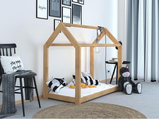 Lit montessori pour enfant 80x160 cm lit cabane lit enfant lit tendance lit bébé lit garcon lit fill