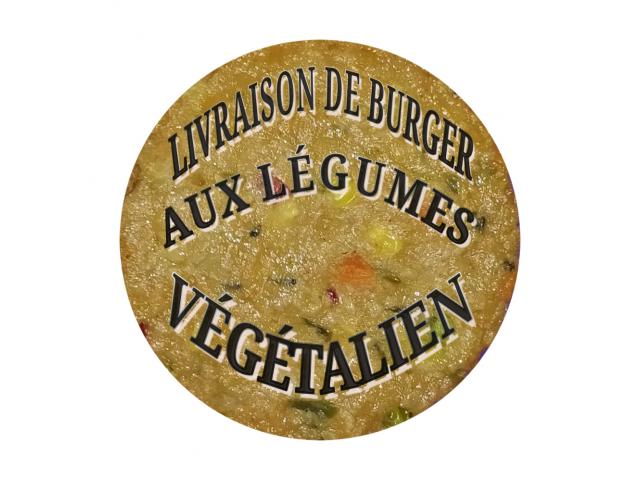 Livraison de Burger aux légumes.
